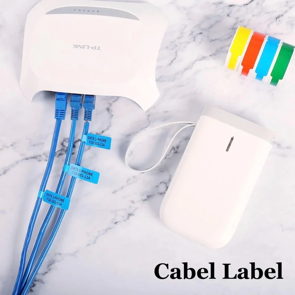 Niimbot D11 Label Maker Portable Bluetooth Thermal Wireless Printer Extra Labels